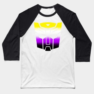 Nonbinary Autobot Pride Baseball T-Shirt